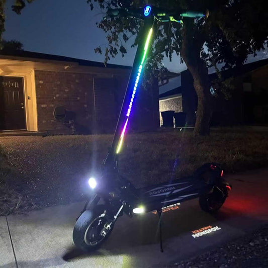 Electric Scooter, 60V 23.6AH, Dual Motor(Peak 5600W),60mph Electric Scooter,10" Off-Road Tires, 360° Lights, Long Range, Dual Suspension, High Weight Capacity(Kullter Max)